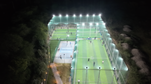 Night Cricket Turf View