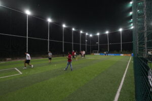 Evening Cricket Turf View