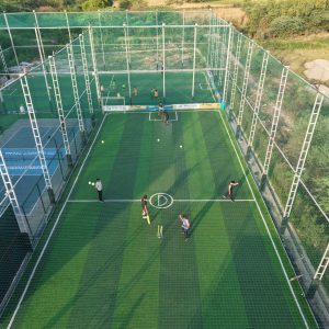Morning Cricket Turf View